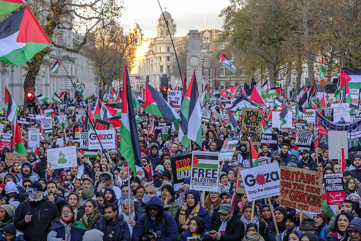 Grande Bretagne : imposant rassemblement à Londres contre la poursuite des agressions sionistes à Ghaza