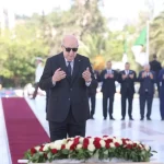 Le président de la République se recueille à la mémoire des martyrs de la Révolution