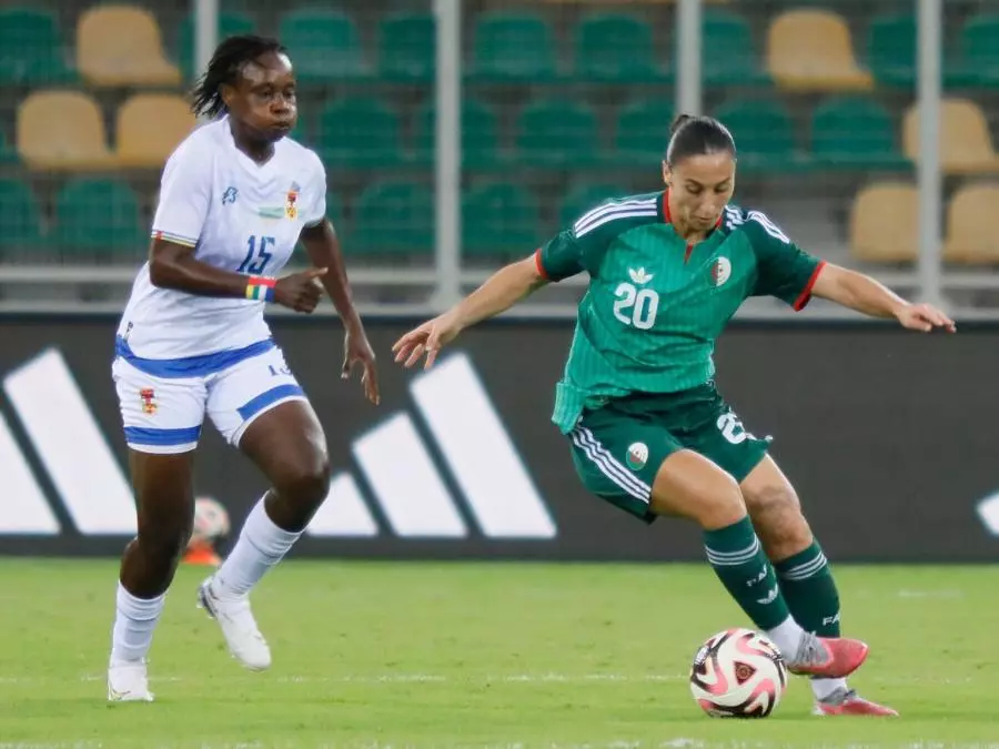 JO-2028-Dames : l&rsquo;Algérie surclasse la Centrafrique (7-0) et file au 3e tour